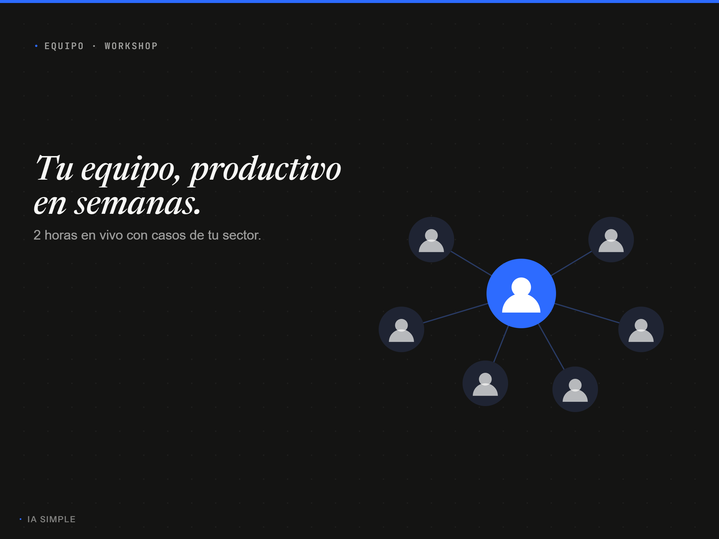 Workshop IA para tu equipo